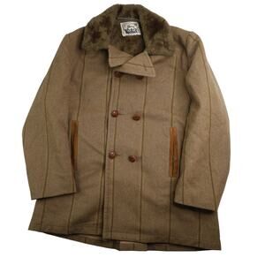 True Woolrich Sherpa Lined Wool Coat